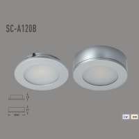 SC-A120B 3W led down light COB led cabinet puck light